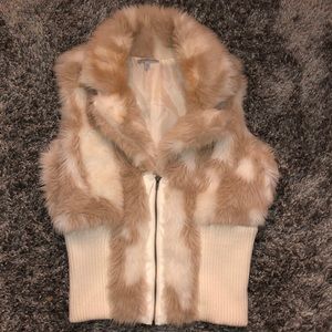 Charlotte Russe Furry Winter Vest